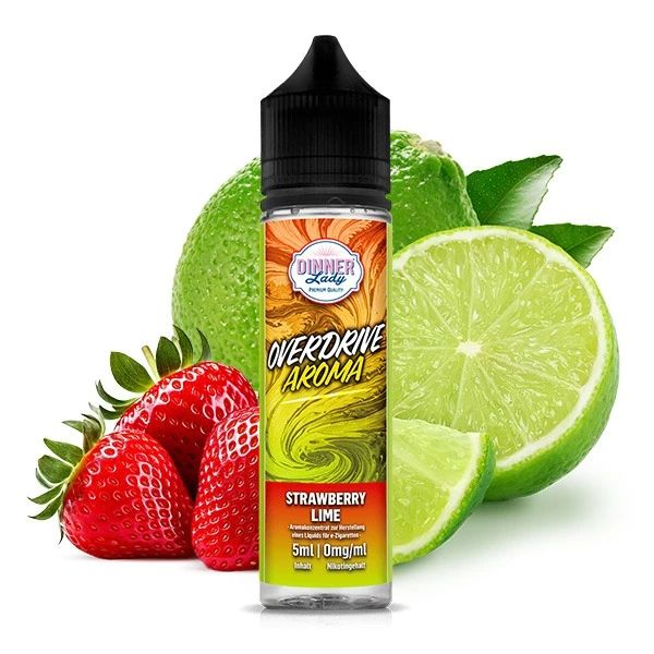 Dinner Lady - Overdrive Strawberry Lime 5ml Aroma