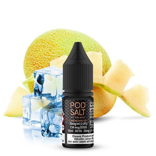 Pod Salt Nikotinsalz Liquid - Cantaloupe Ice - 10ml