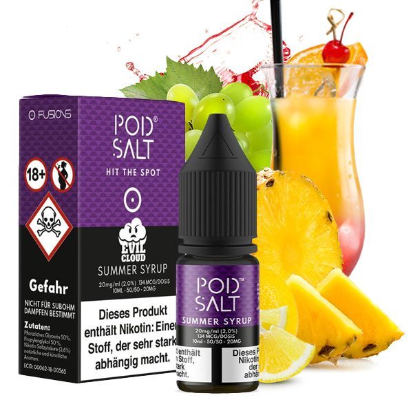 Pod Salt - Summer Syrup Fusion Nikotinsalz Liquid