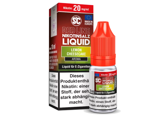 SC Red Line - Lemon Cheesecake Nikotinsalz Liquid