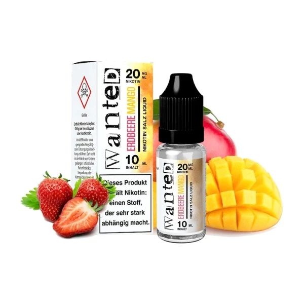 Wanted - Erdbeere Mango Nikotinsalz Liquid