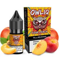 OWLIQ - Sour Peach Nikotinsalz Liquid OWLIQ - Sour Peach Nikotinsalz Liquid