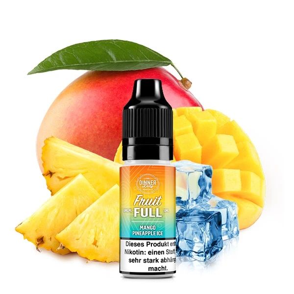 Dinner Lady - Fruit Full Mango Pineapple Ice Nikotinsalz Liquid