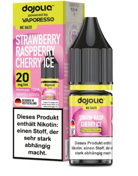 Dojoliq - Strawberry Raspberry Cherry Ice Liquid