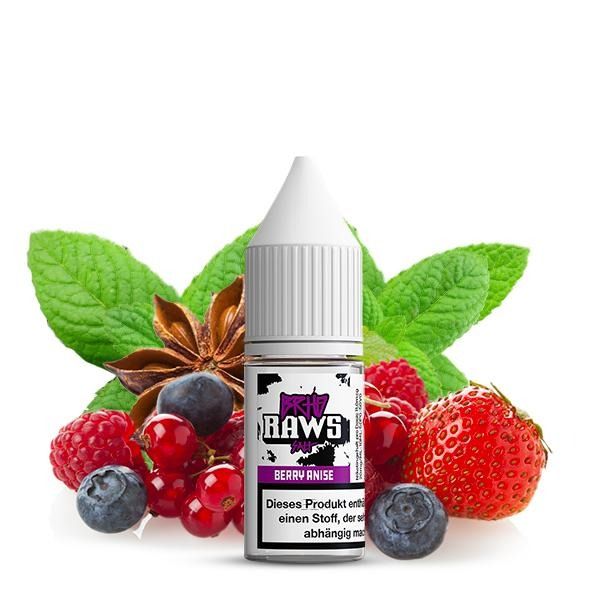 Barehead Raws Nikotinsalz Liquid - Berry Anise - 10ml