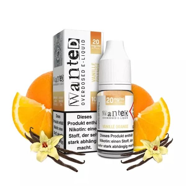 Wanted Nikotinsalzliquid - Vanille Orange - 10ml