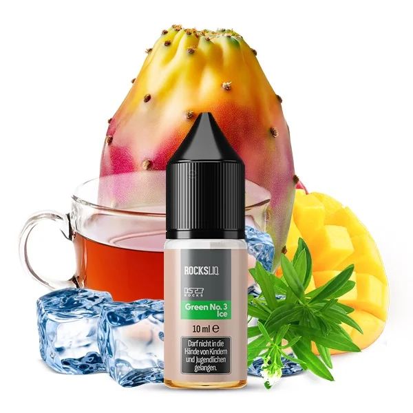 KTS Rocksliq - Green No.3 Ice Nikotinsalz Liquid 10ml