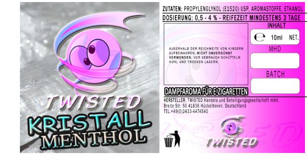 Twisted Aroma - Kristall Menthol 10ml