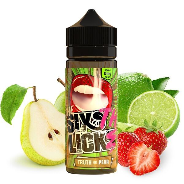 SIX LICKS Truth or Pear - 100ml Overdosed