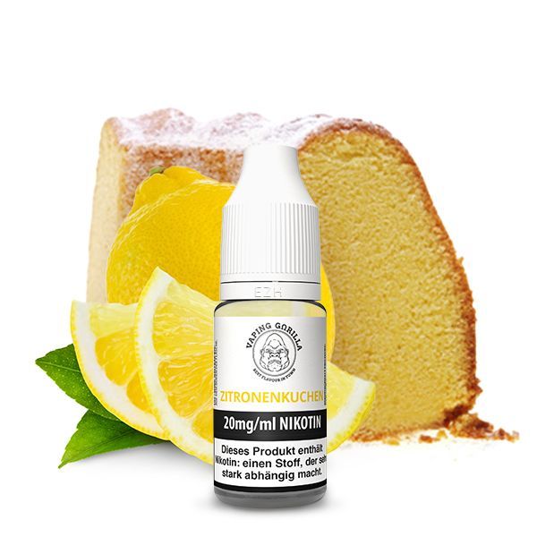 Vaping Gorilla Nikotinsalz Liquid - Zitronenkuchen