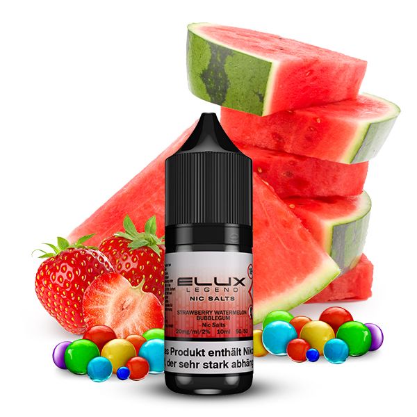 ELUX - Strawberry Watermelon Bubblegum Nikotinsalz Liquid