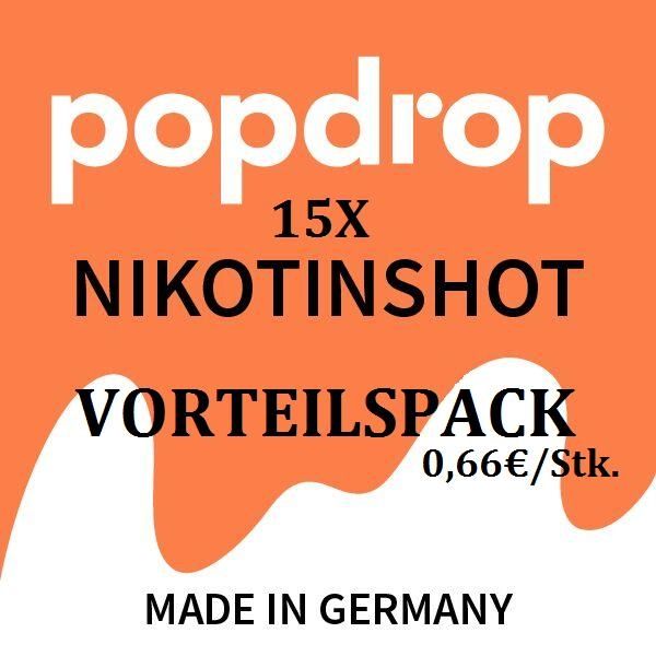 POPDROP Nikotinshot / Nikotinbooster - Vorteilspack