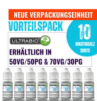 Ultrabio Nikotinsalz Shot/Booster - Vorteilspack Ultrabio Nikotinsalz Shot/Booster - Vorteilspack