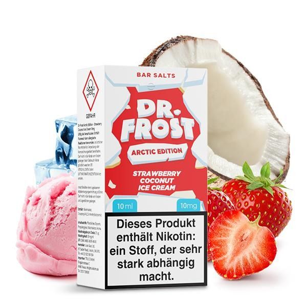 Dr. Frost ARCTIC EDITION - Strawberry Coconut Ice Cream Nikotinsalz Liquid  online kaufen | Mc Smoker