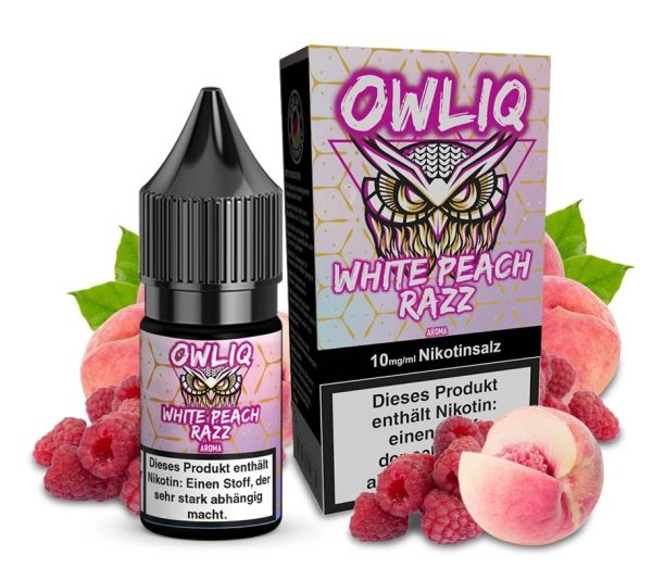 OWLIQ - White Peach Razz Nikotinsalz Liquid