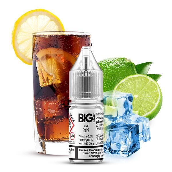 Big Tasty - Lime Cola Libre Nikotinsalz Liquid
