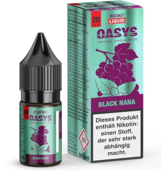 Revoltage - Oasys Black Nana Nikotinsalz Liquid