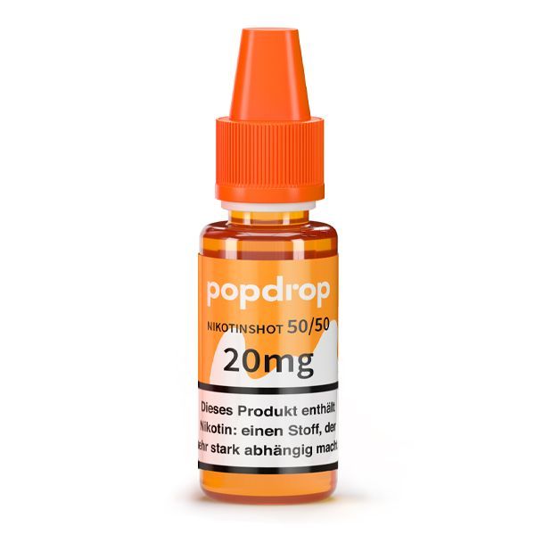 POPDROP Nikotinshot / Nikotinbooster - 18mg Shot 50VG/50PG