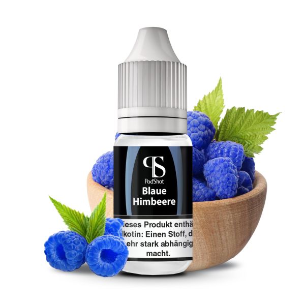 Ultrabio - PodShot Hybridsalz Liquid - Blaue Himbeere - 10ml - 10mg 20mg