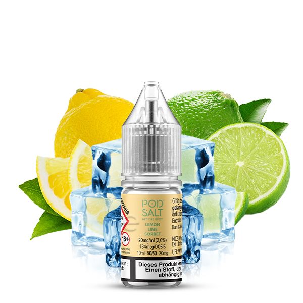 Pod Salt X - Lemon Lime Sorbet Nikotinsalz Liquid