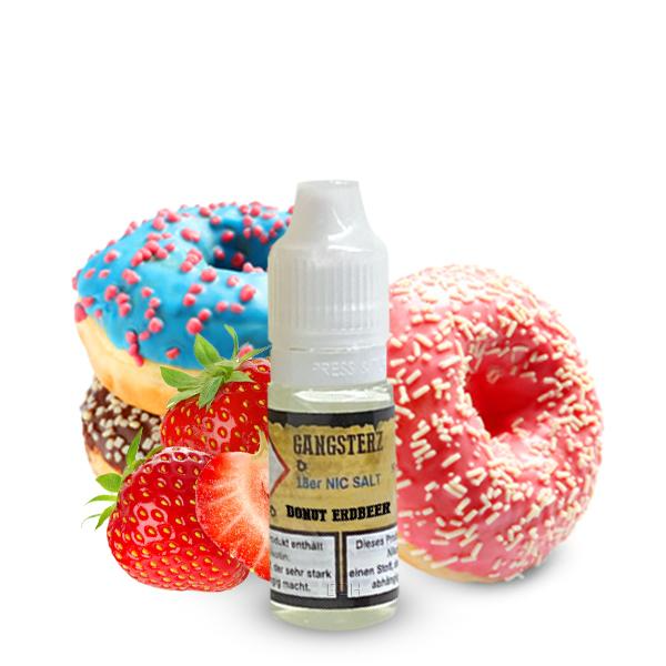 Aroma Syndikat - Gangsterz - Donut Erdbeer Nikotinsalz Liquid