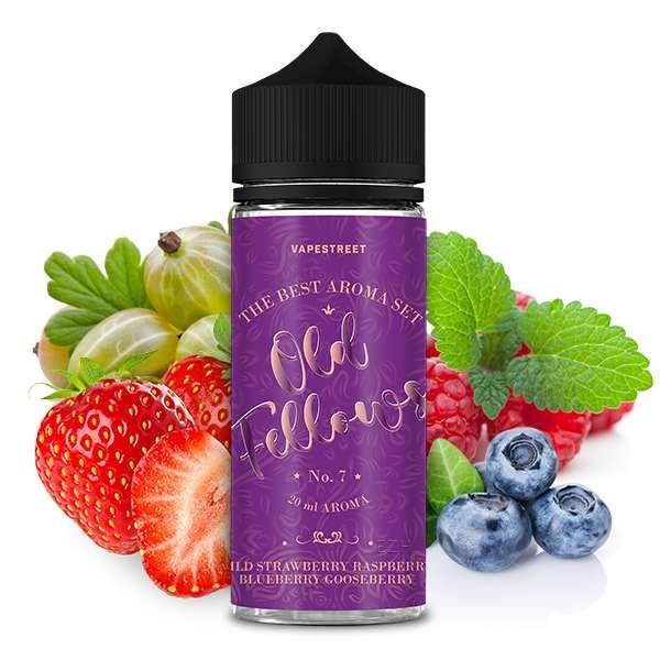 Old Fellows Aroma - No. 7 Wild Strawberry Raspberry Blueberry Gooseberry 20ml