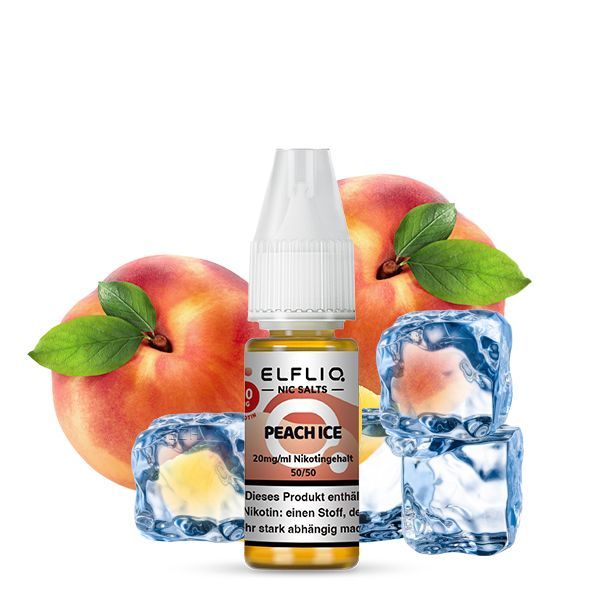 ELFBAR ELFLIQ Nikotinsalz Liquid - Peach Ice