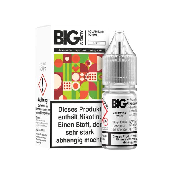 Big Tasty Nikotinsalz Liquid - Aquamelon Pomme