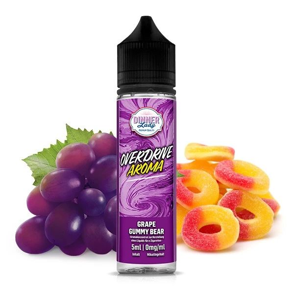 Dinner Lady - Overdrive Grape Gummy Bear 5ml Aroma
