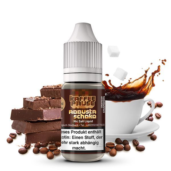 Kaffeepause Nikotinsalz Liquid - Robusta Schoko