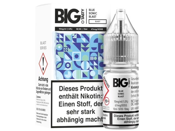 Big Tasty Nikotinsalz Liquid - Blue Sonic Blast