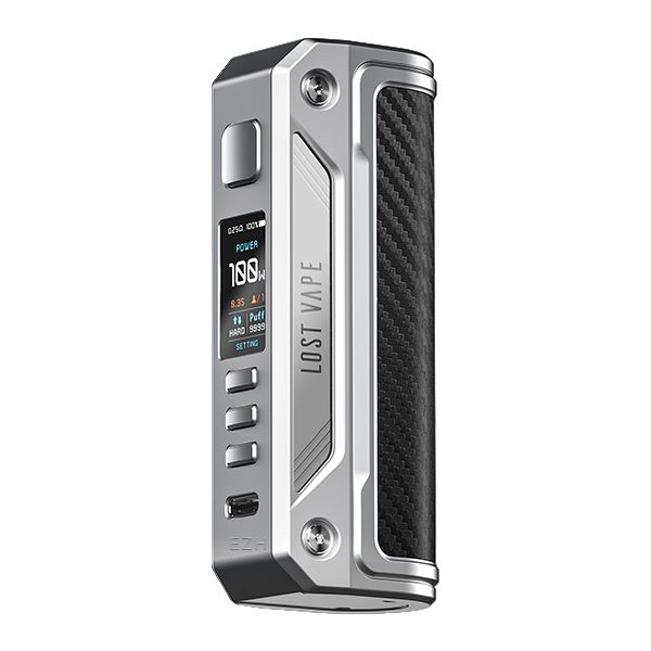 Lost Vape Thelema Solo Mod - Silver Carbon Fiber