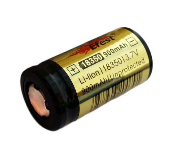 EFEST 18350 IMR 900mAh 3,7V LI-Mn Flat Top