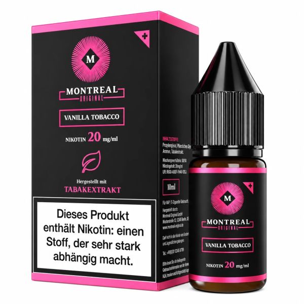 Montreal - Vanilla Tobacco Nikotinsalz Liquid