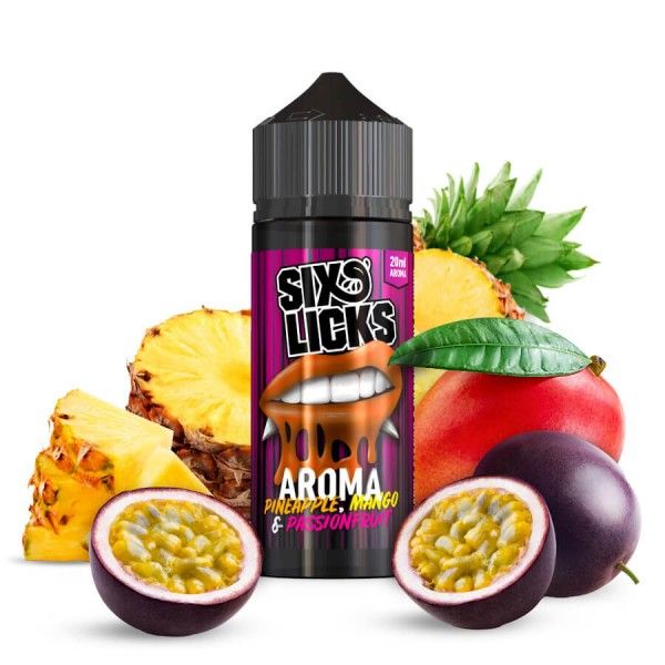 SIX LICKS - Pineapple, Mango & Passionfruit Aroma 20ml