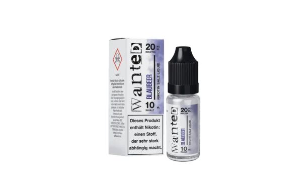 Wanted - Blaubeer Nikotinsalz Liquid