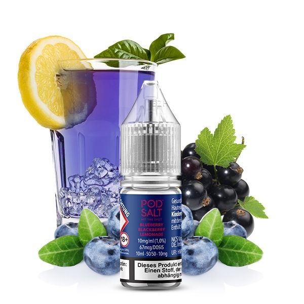 Pod Salt X Nikotinsalz Liquid - Blueberry Blackberry Lemonade