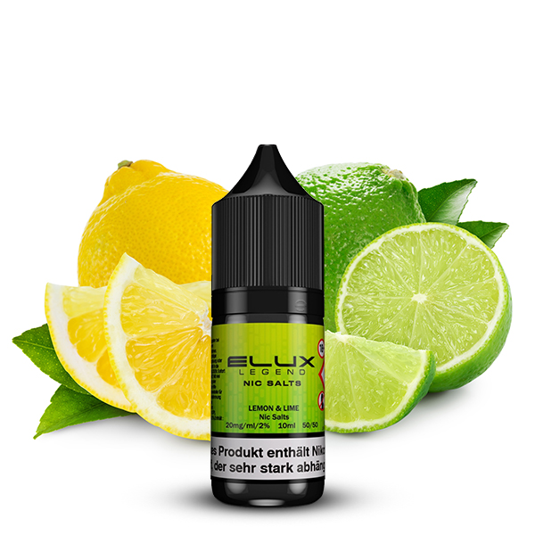 ELUX Lemon & Lime Nikotinsalz Liquid 10ml online kaufen McSmoker Mc Smoker