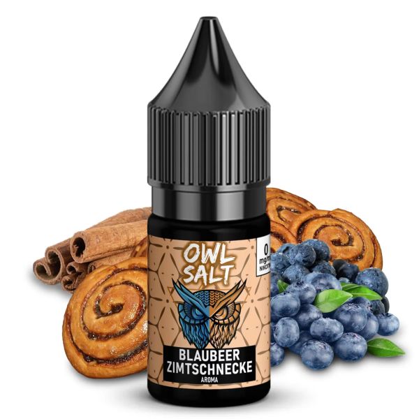 OWL Salt - Blaubeere Zimtschnecke Liquid 10ml