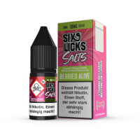 Six Licks Nikotinsalz Liquid - Berried Alive 10ml Six Licks Nikotinsalz Liquid - Berried Alive 10ml