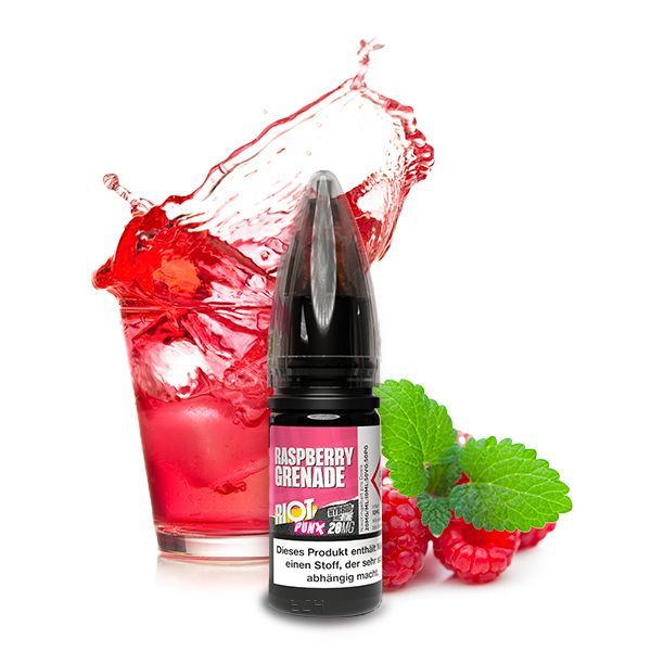 Riot Squad Punx Hybrid Nikotinsalz Liquid - Raspberry Grenade