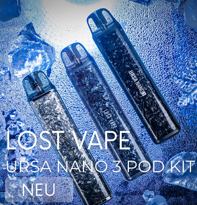Lost, Vape, ursa, Nano, 3, pod, kit, klein, handlich, leistungsstark