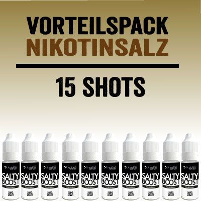 Liquideo Nikotinsalz Shot/Booster - Vorteilspack