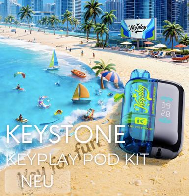 Keystone Keyplay Pod Kit mit 10 ml Tank und Dual Mesh Coil