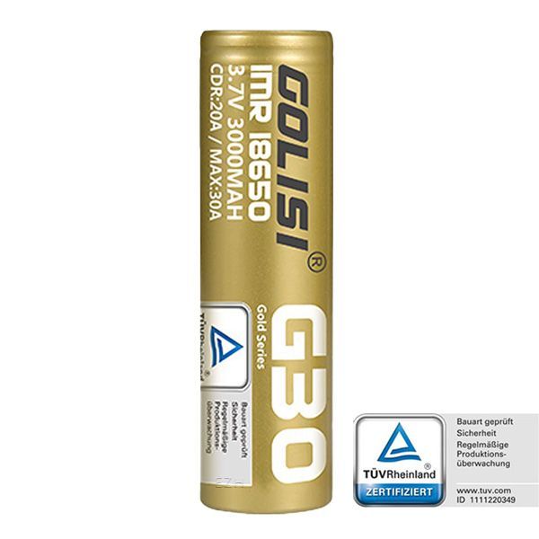 Golisi G30 18650 3000mAh 20A