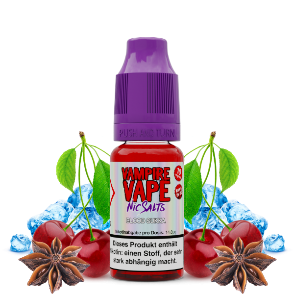 Vampire Vape - Blood Sukka Nikotinsalz Liquid online kaufen | Mc Smoker