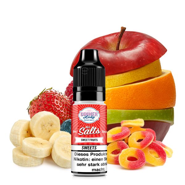 Dinner Lady - Sweet Fruits Nikotinsalz Liquid