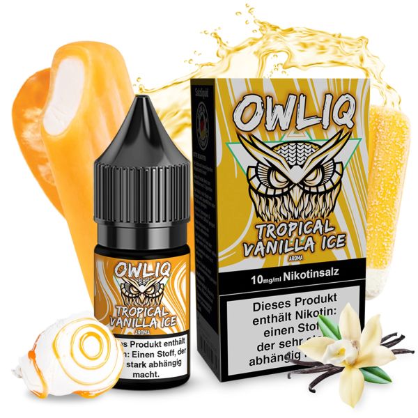 OWLIQ - Tropical Vanilla Ice Nikotinsalz Liquid