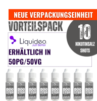 Liquideo Nikotinsalz Shot/Booster - Vorteilspack Liquideo Nikotinsalz Shot/Booster - Vorteilspack