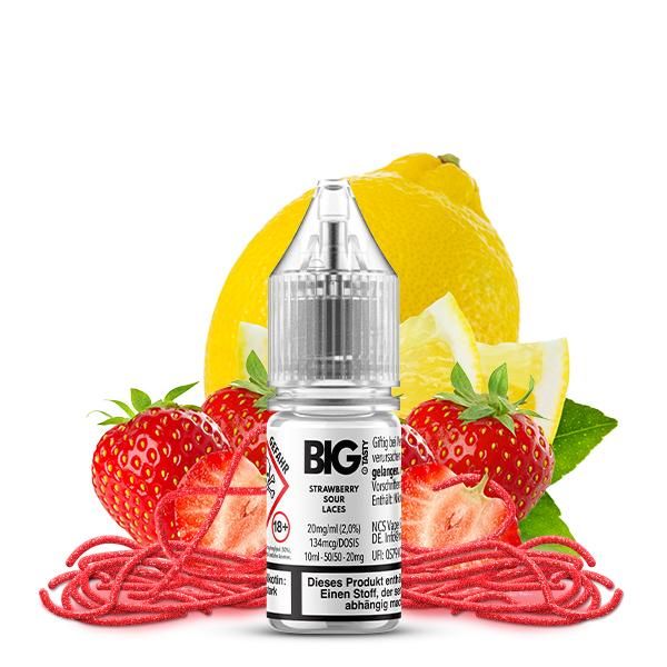 Big Tasty - Strawberry Sour Laces Nikotinsalz Liquid